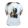 CAMISETA MUJER guerrero tirador elite galactico estelar serie heroe moda personalizada