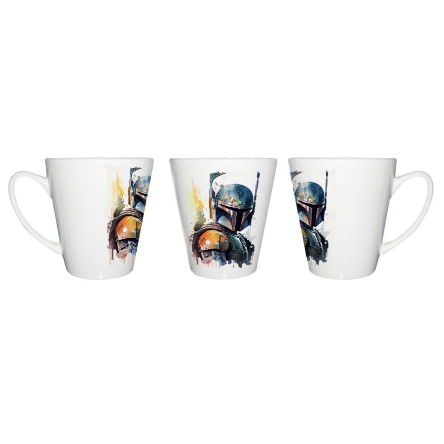 TAZA CÓNICA guerrero tirador elite galactico estelar serie heroe conica personalizada