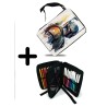 PACK MOCHILA Y ESTUCHE guerrero tirador elite galactico estelar serie heroe material escolar