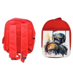 PACK MOCHILA ROJA Y ESTUCHE...