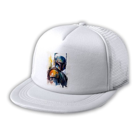 GORRA 5 PANELES REDECILLA TRASERA guerrero tirador elite galactico estelar serie heroe estilo rapero