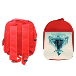 MOCHILA ROJA guerrero cazarecompensas elite el camino del heroe backpack rucksak