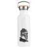 BIDON 750 ML ACERO INOXIDABLE ESTILO RETRO guerra galaxia cazador mercenario heroe fanart deporte deportivo botella