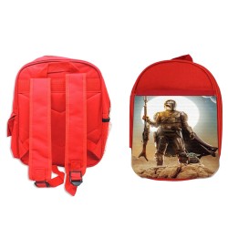 PACK MOCHILA ROJA Y ESTUCHE...