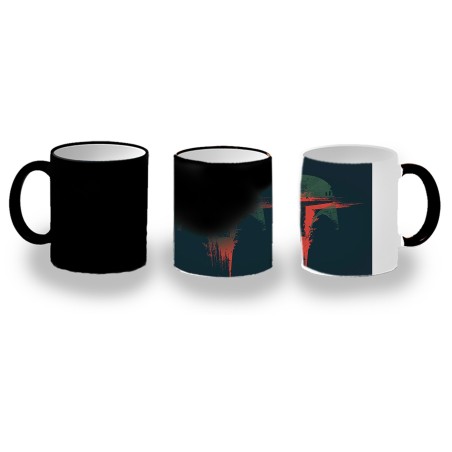 TAZA MÁGICA cazador recompensas heroe guerra galaxia casco personalizada