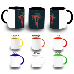 TAZA COLORES cazador...