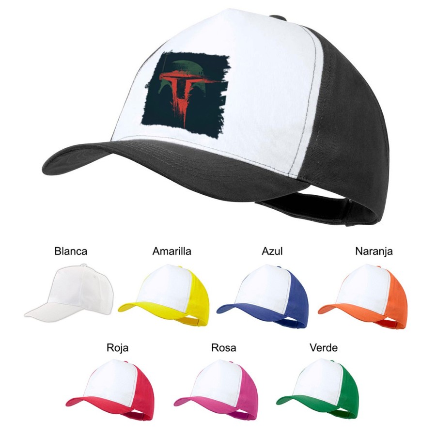 GORRA COLORES cazador recompensas heroe guerra galaxia casco color personalizada