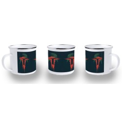 TAZA METALICA cazador...