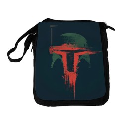 BANDOLERA REPORTERO MEDIANA BOLSO cazador recompensas heroe guerra galaxia casco bolsa mochila hombro