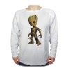 CAMISETA MANGA LARGA hombre hombrecillo arbol semilla superheroe heroe personalizada