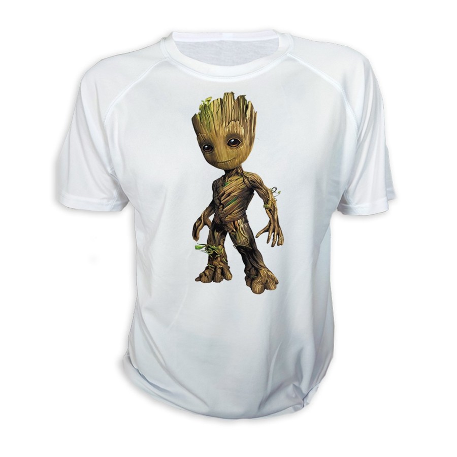 CAMISETA hombre hombrecillo arbol semilla superheroe heroe personalizada