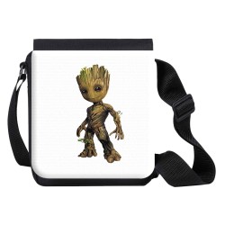 BANDOLERA PEQUEÑA hombre hombrecillo arbol semilla superheroe heroe bolso personalizada