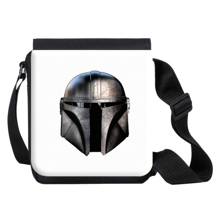BANDOLERA PEQUEÑA cascomando casco guerrero de las galaxias bolso personalizada