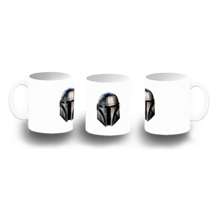 TAZA DE PLASTICO cascomando casco guerrero de las galaxias niños personalizada