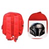 MOCHILA ROJA cascomando casco guerrero de las galaxias backpack rucksak