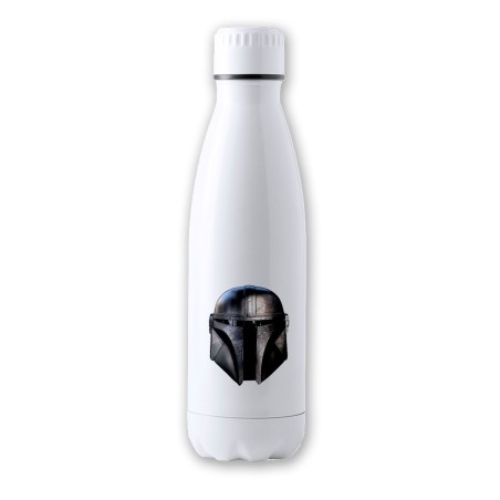 BIDON 700 ML ACERO INOXIDABLE cascomando casco guerrero de las galaxias tapon seguridad botella