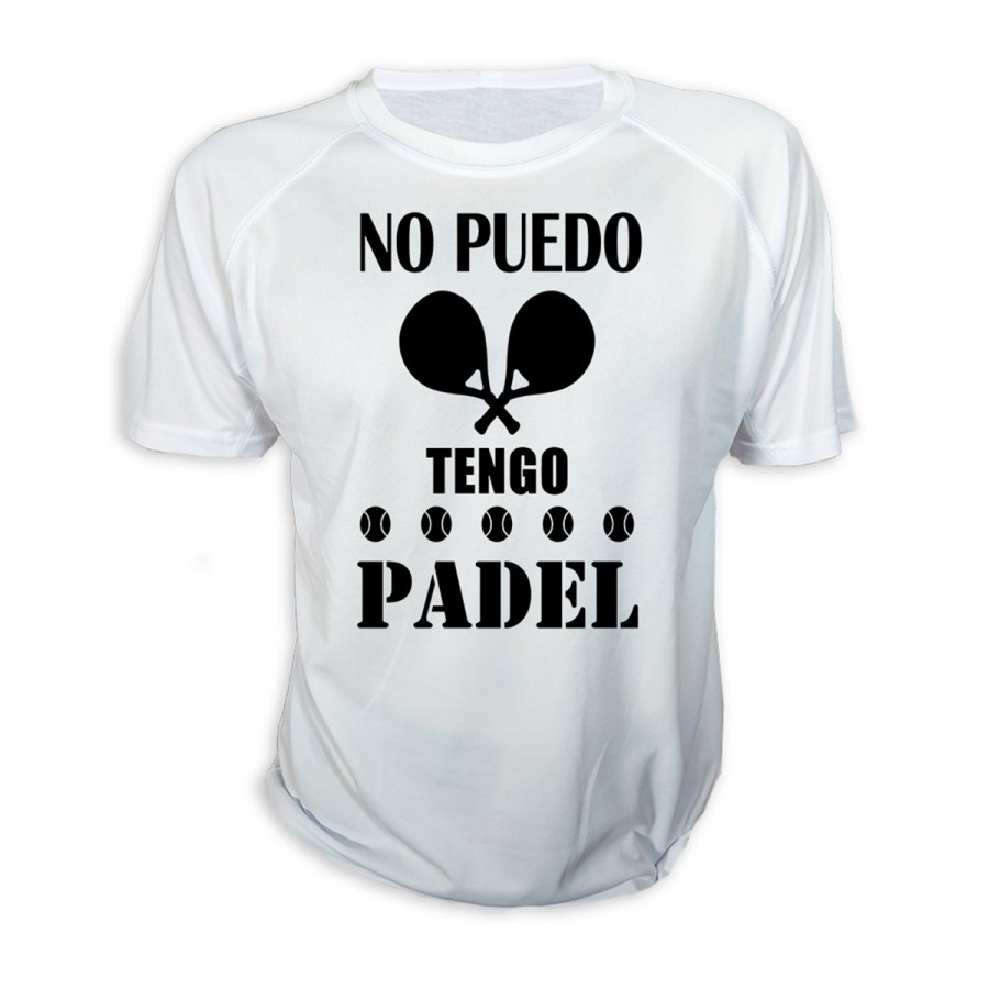 CAMISETA no puedo tengo padel frase graciosa meme personalizada