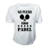 CAMISETA no puedo tengo padel frase graciosa meme personalizada