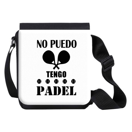 BANDOLERA PEQUEÑA no puedo tengo padel frase graciosa meme bolso personalizada