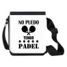 BANDOLERA PEQUEÑA no puedo tengo padel frase graciosa meme bolso personalizada