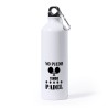 BIDON GRANDE 800 ML ACERO INOXIDABLE no puedo tengo padel frase graciosa meme deporte deportivo mosqueton botella