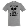 CAMISETA GRIS MEZCLA no puedo tengo padel frase graciosa meme moda verano personalizada
