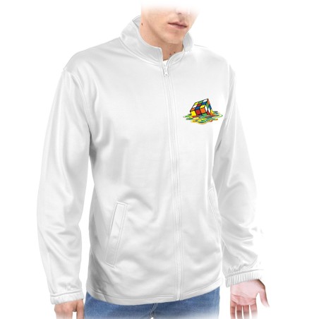 CHAQUETA TECNICA 1 IMPRESION cubo de rubik derretido derritiendose meme  personalizada