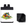 PACK MOCHILA Y ESTUCHE cubo de rubik derretido derritiendose meme material escolar