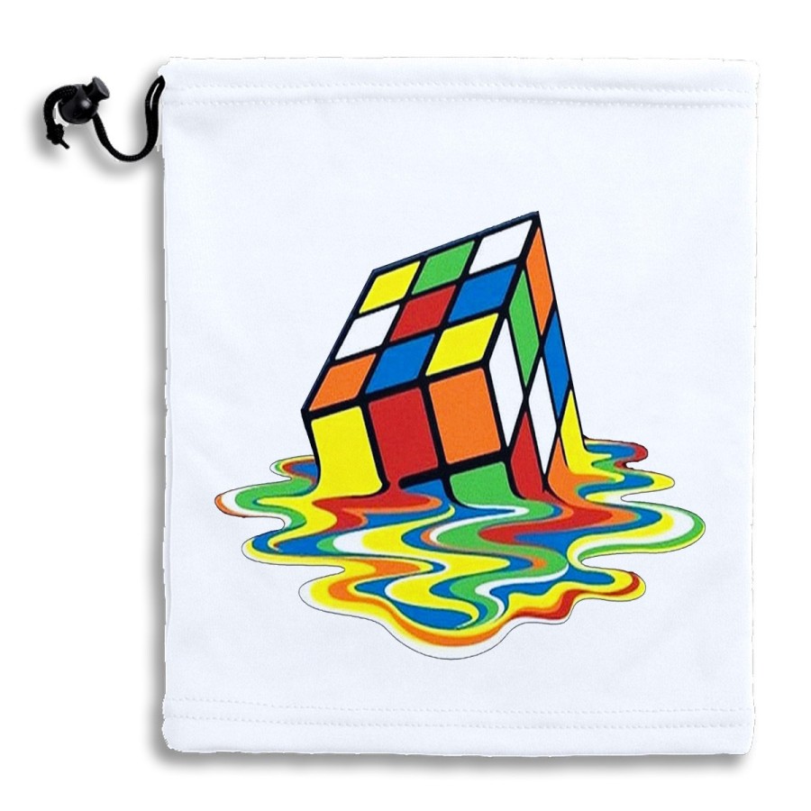 BRAGA GORRO POLAR AJUSTABLE cubo de rubik derretido derritiendose meme POLIESTER INVIERNO PERSONALIZADA