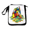 BANDOLERA REPORTERO MEDIANA BOLSO cubo de rubik derretido derritiendose meme bolsa mochila hombro