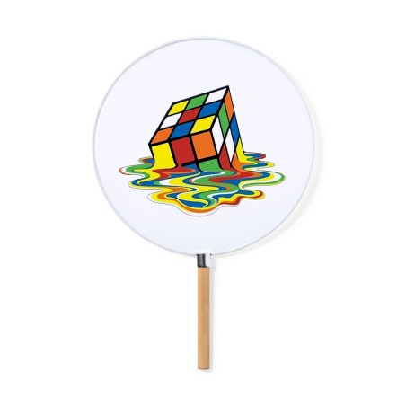 ABANICO ESTILO PAI PAI cubo de rubik derretido derritiendose meme moda primavera verano elegante