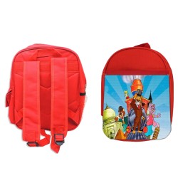 PACK MOCHILA ROJA Y ESTUCHE...