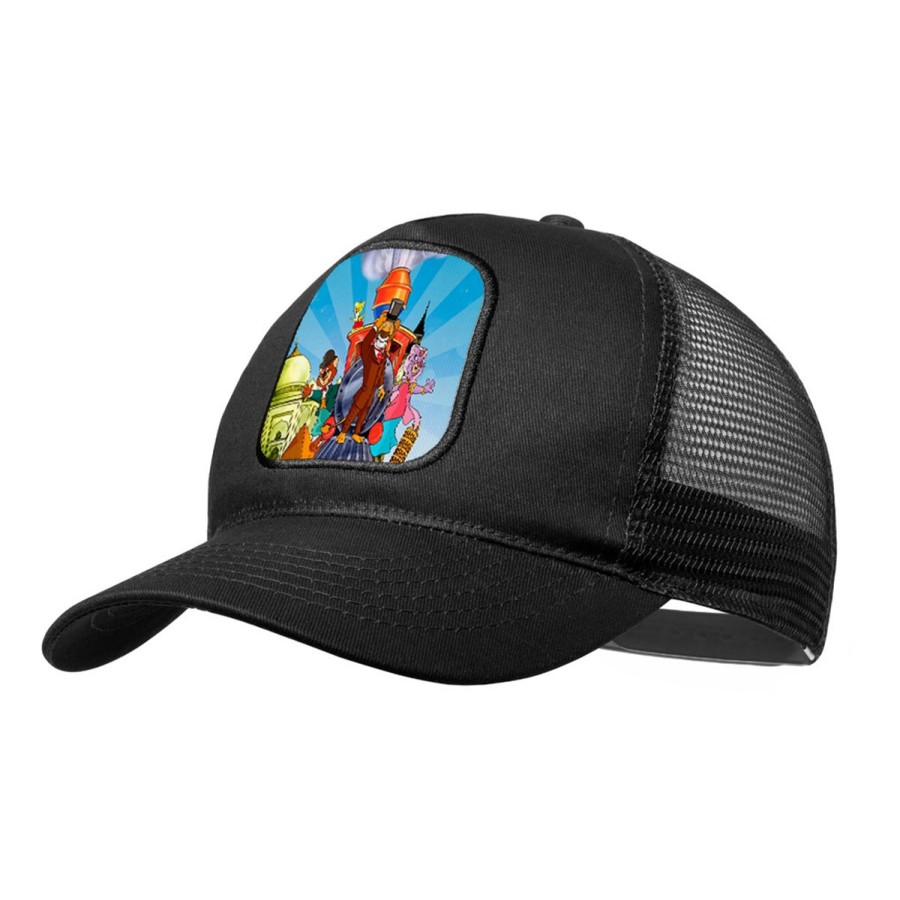 GORRA NEGRA CON REJILLA Willy fog serie vuelta al mundo en 80 dias moda deporte