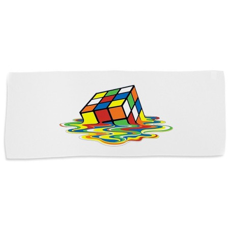 TOALLA GIMNASIO GYM ABSORBENTE cubo de rubik derretido derritiendose meme suave con bolsita