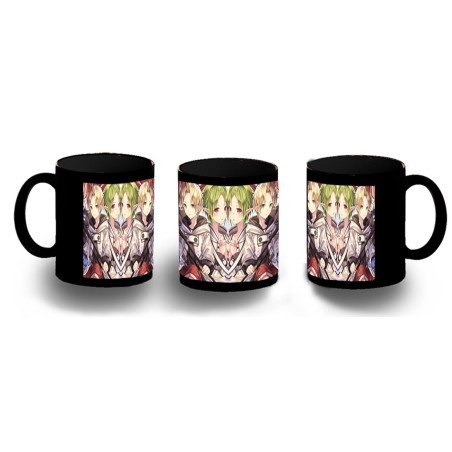 TAZA COMPLETAMENTE NEGRA mushoku tensei rudeus jobless reincarnation serie personalizada