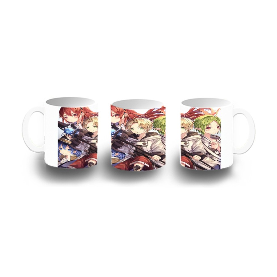 TAZA DE PLASTICO mushoku tensei rudeus jobless reincarnation serie niños personalizada