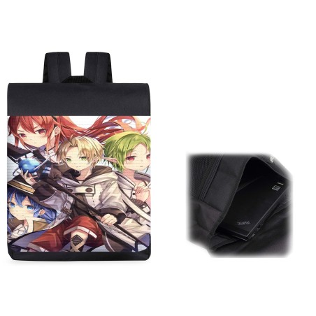 PACK MOCHILA Y ESTUCHE mushoku tensei rudeus jobless reincarnation serie material escolar