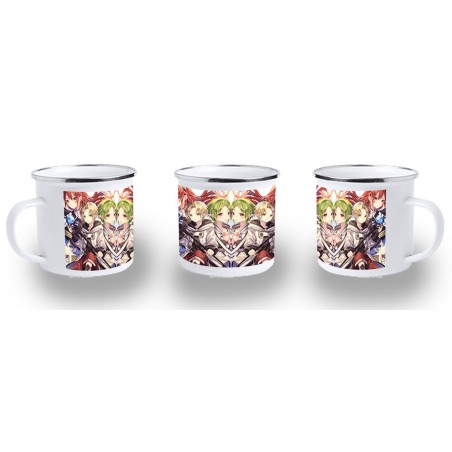 TAZA METALICA mushoku tensei rudeus jobless reincarnation serie metal personalizada