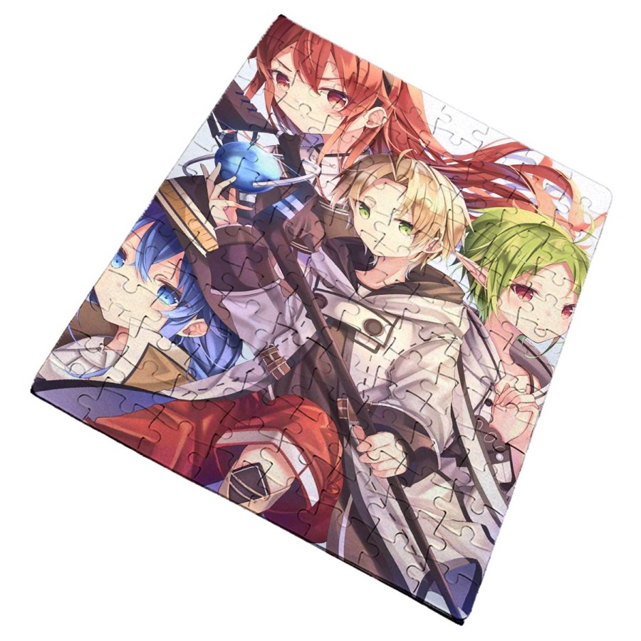 PUZZLE DE TAMAÑO Y PIEZAS A ELEGIR mushoku tensei rudeus jobless reincarnation serie rompecabezas educativo puzle