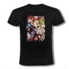 CAMISETA NEGRA mushoku tensei rudeus jobless reincarnation serie moda verano personalizada