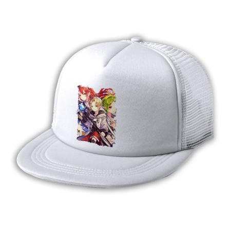 GORRA 5 PANELES REDECILLA TRASERA mushoku tensei rudeus jobless reincarnation serie estilo rapero