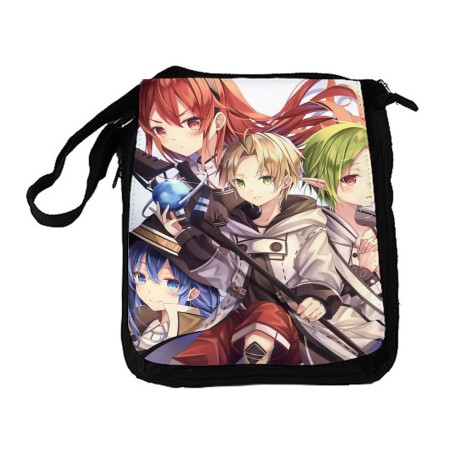 BANDOLERA REPORTERO MEDIANA BOLSO mushoku tensei rudeus jobless reincarnation serie bolsa mochila hombro