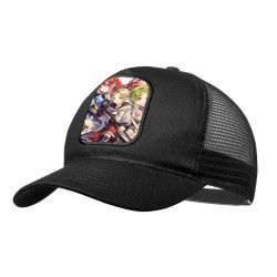 GORRA NEGRA CON REJILLA...