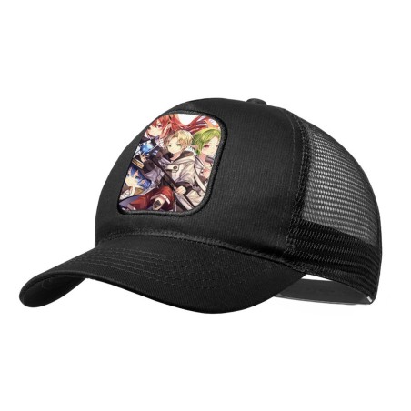 GORRA NEGRA CON REJILLA mushoku tensei rudeus jobless reincarnation serie moda deporte