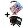 PACK MOCHILA Y ESTUCHE serie anime onepiece fanart personajes canicatura material escolar