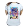 CAMISETA MUJER serie anime onepiece fanart personajes canicatura moda personalizada