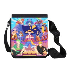 BANDOLERA PEQUEÑA serie anime onepiece fanart personajes canicatura bolso personalizada