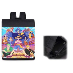PACK MOCHILA Y ESTUCHE serie anime onepiece fanart personajes canicatura material escolar