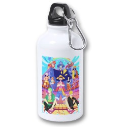 BIDON 400ML METALICO serie anime onepiece fanart personajes canicatura para viaje y deporte