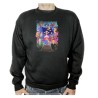 SUDADERA NEGRA serie anime onepiece fanart personajes canicatura adulto poliester algodón personalizada